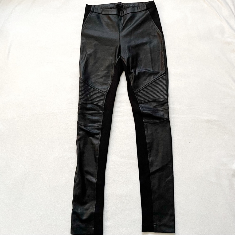 BCBG MAXAZARIA Maddock Faux Leather Leggings